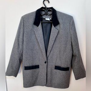 Oversized blazer authentic 90’s - wool blend size 13-14